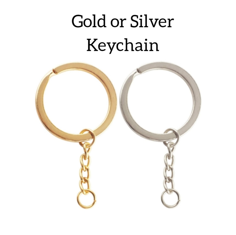 Custom Resin Letter or Number Keychain - Picture 14 of 16